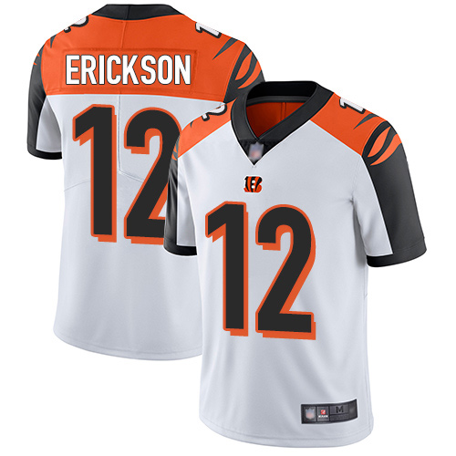 Cincinnati Bengals Limited White Men Alex Erickson Road Jersey NFL Footballl #12 Vapor Untouchable